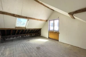 Espace nuit sous combles, appartement lumineux à Honfleur