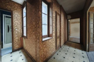 Poutres et volumes de l'ancien duplex à rénover, maison à vendre à Honfleur