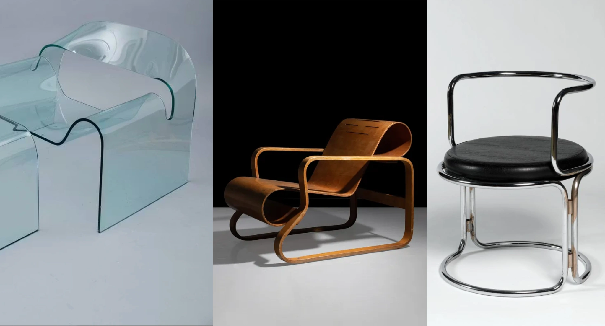 Trois fauteuils, trois femmes, trois visions du design
