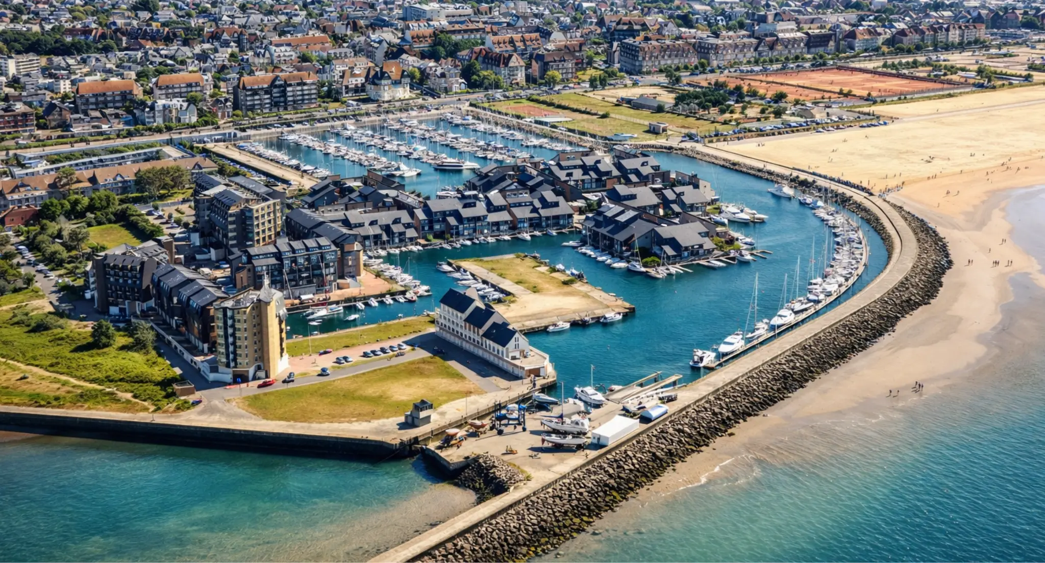 Vivre à la Marina de Deauville : un art de vivre entre mer et port