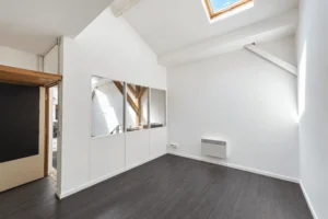 Loft mixte à vendre à Montreuil, pièce sous verrière avec belle hauteur sous plafond.